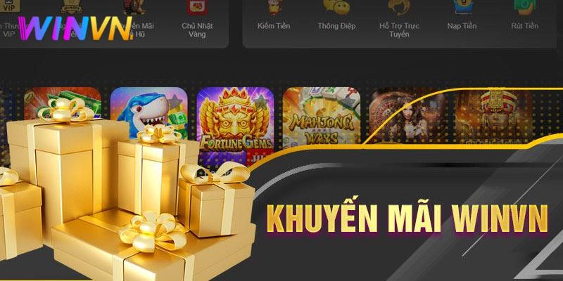 khuyến mãi winvn giá trị lớn và hấp dẫn